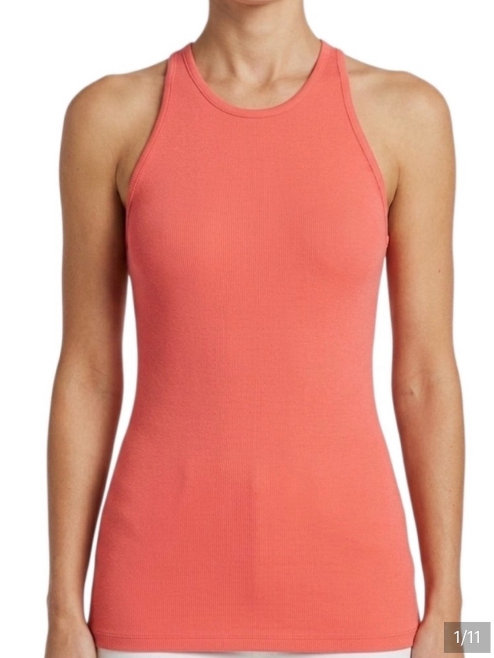 A.L.C. Orange racer back top 
Knit medium